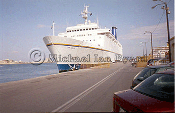 The Azur bow view